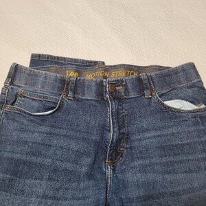 LEE WOMEN'S FLEX MOTION STRAIGHT JEANS BLUE DENIM